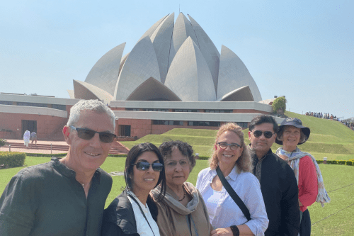 AMS Staff at Lotus Temple